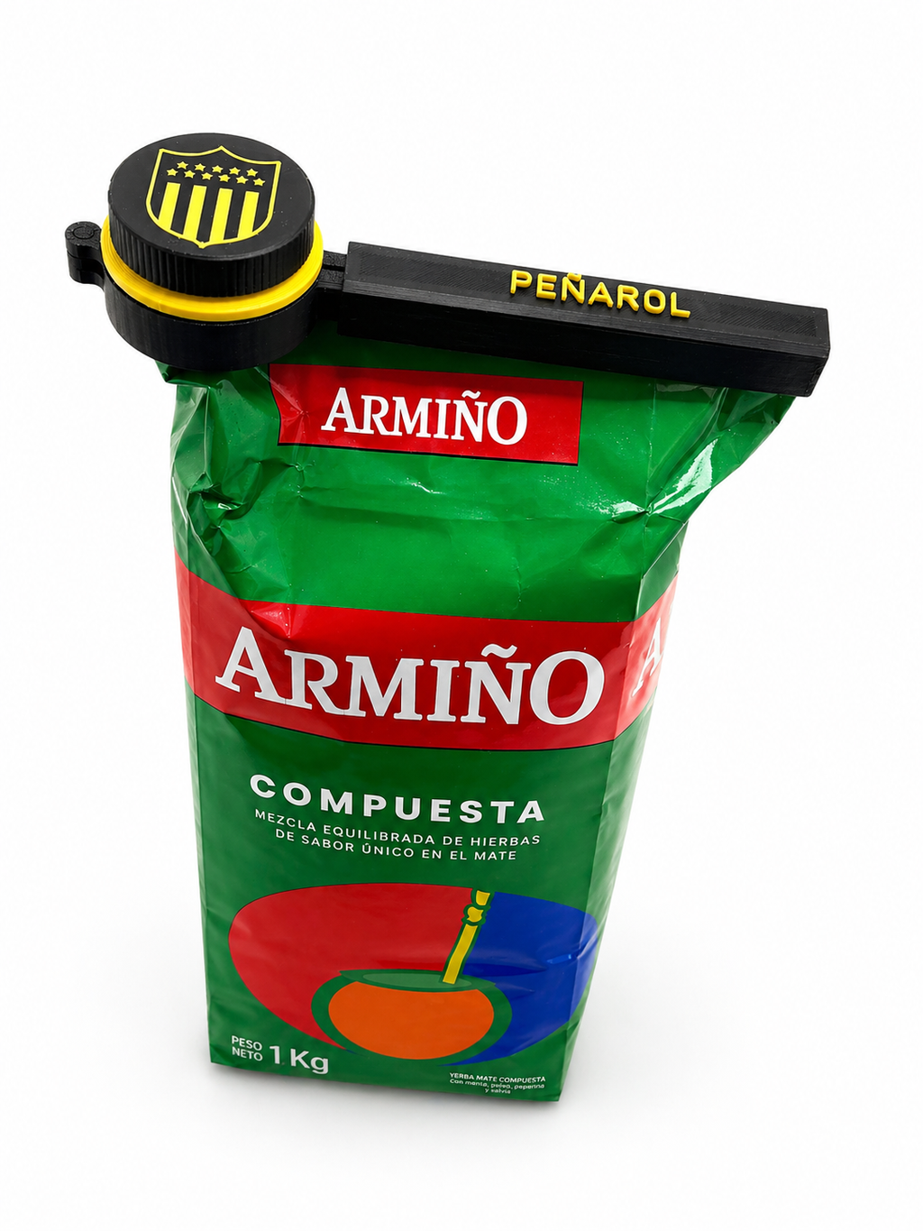 ClipOn – Convierte tu paquete de yerba en una yerbera práctica de Peñarol